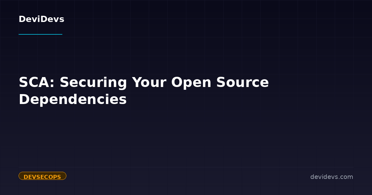 SCA: Securing Your Open Source Dependencies | DeviDevs Blog | DeviDevs